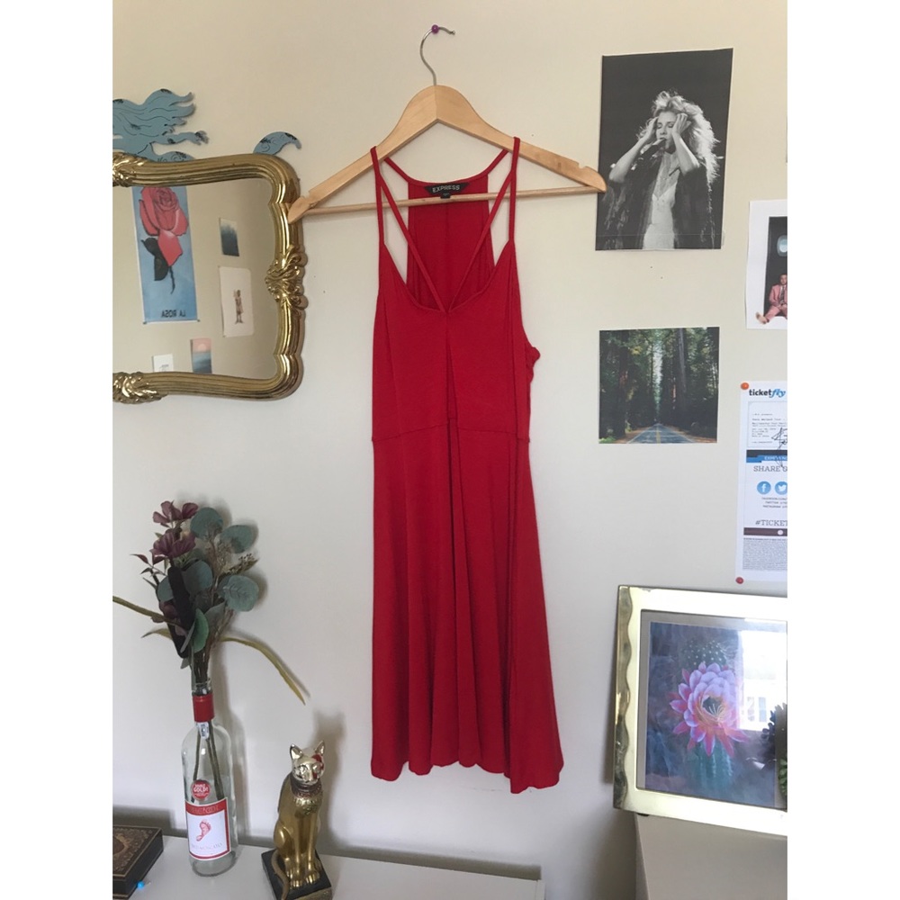 Bright Red dress